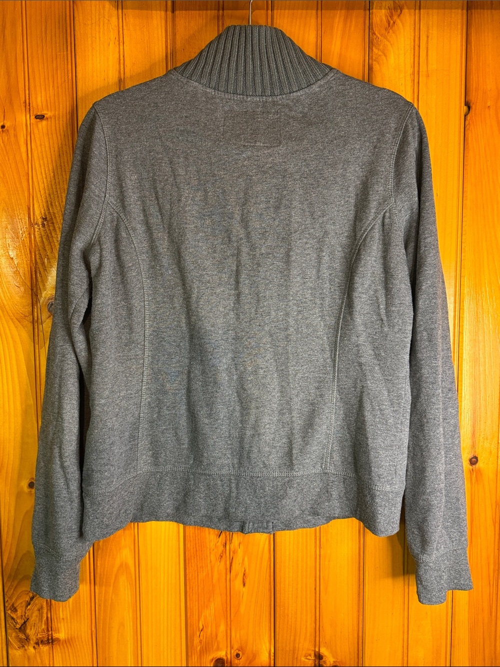 Guess Gray Rib Collar Button-Front Cardigan - Picture 10 of 10